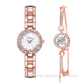 Luxury Women's Fashion Quartz Watches with Rhinestone Charm Dress Ladies Watch with Stainless Steel Casual Quartz Wristwatches